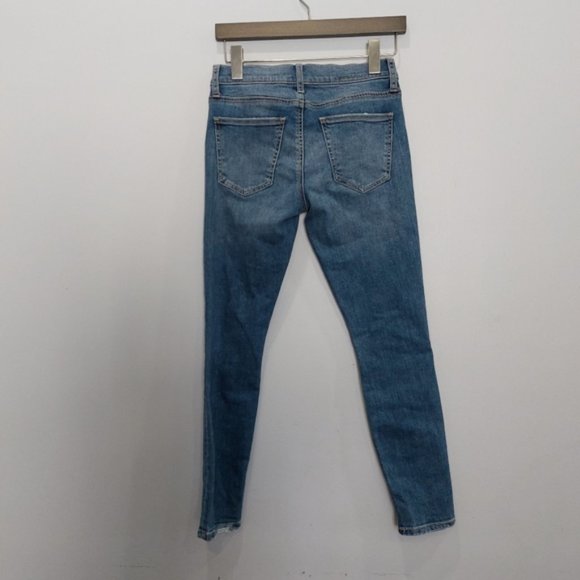 Current/Elliot Stiletto 2 Year Destroy Stretch Indigo Size 25 - Picture 6 of 8